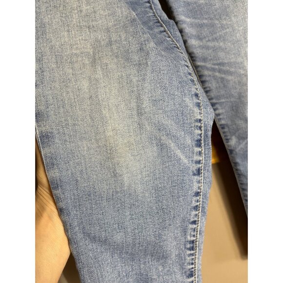 Gap Girlfriend Jeans Slim Tapered Mid Rise Basic Soft Grunge Basic Womens 6/28R - Picture 9 of 9